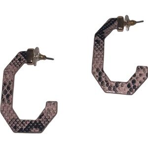 Pink “c” Earrings